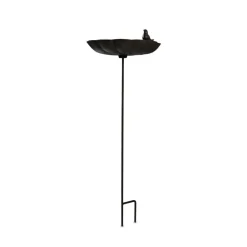 Décoration D'autrefois Oiseaux Du Jardin | DÉCORATION D'AUTREFOIS - Abreuvoir oiseau sur pied fonte fonte marron -