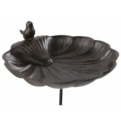 Décoration D'autrefois Oiseaux Du Jardin | DÉCORATION D'AUTREFOIS - Abreuvoir oiseau sur pied fonte fonte marron -