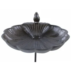 Décoration D'autrefois Oiseaux Du Jardin | DÉCORATION D'AUTREFOIS - Abreuvoir oiseau sur pied fonte fonte marron -