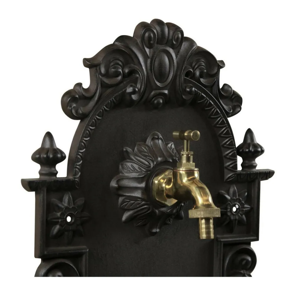 Décoration D'autrefois Bassins Et Fontaines | DÉCORATION D'AUTREFOIS - Fontaine de jardin aluminium marron -