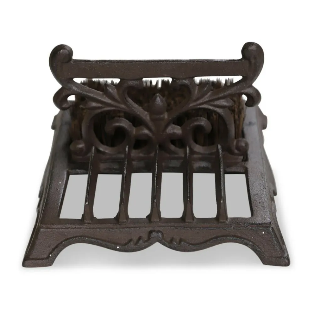 Décoration D'autrefois Entretien De La Maison | DÉCORATION D'AUTREFOIS - Gratte-pied fonte fonte marron -
