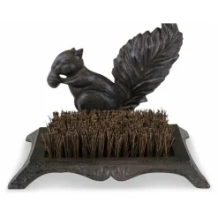 Décoration D'autrefois Entretien De La Maison | DÉCORATION D'AUTREFOIS - Gratte-pied fonte fonte marron -