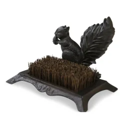 Décoration D'autrefois Entretien De La Maison | DÉCORATION D'AUTREFOIS - Gratte-pied fonte fonte marron -