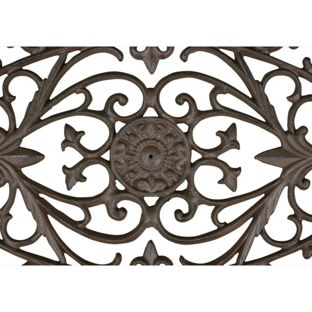 Décoration D'autrefois Entretien De La Maison | DÉCORATION D'AUTREFOIS - Paillasson lune fonte fonte marron -