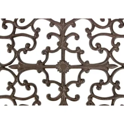 Décoration D'autrefois Entretien De La Maison | DÉCORATION D'AUTREFOIS - Paillasson rectangulaire fonte fonte marron -