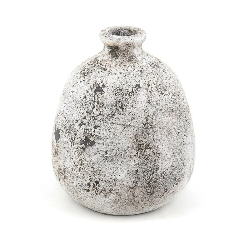 Décoration D'autrefois Vases Et Coupes | DÉCORATION D'AUTREFOIS - Vase terre cuite terrecuite blanc -