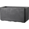 Deroma Pots Et Jardinières | - Bac muret Cosmo, à réserve d'eau, coloris anthracite - L.78cm