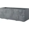 Deroma - Bac muret Millennium, à réserve d'eau, coloris ashgrey - L.99cm Discount