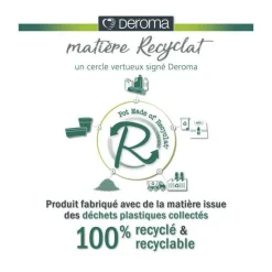 Deroma Pots, Jardinières Et Carrés Potagers | - Muret haut like r - hauteur 78 cm - anthracite -