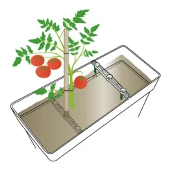 Deroma Pots, Jardinières Et Carrés Potagers | - Muret haut like r - hauteur 78 cm - anthracite -