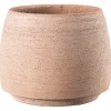 Deroma Cache-Pots Et Bacs D'Intérieur|Pots Et Jardinières | - Pot Vaso Com'O pour plantes et fleurs en terre cuite rosée - D.26cm