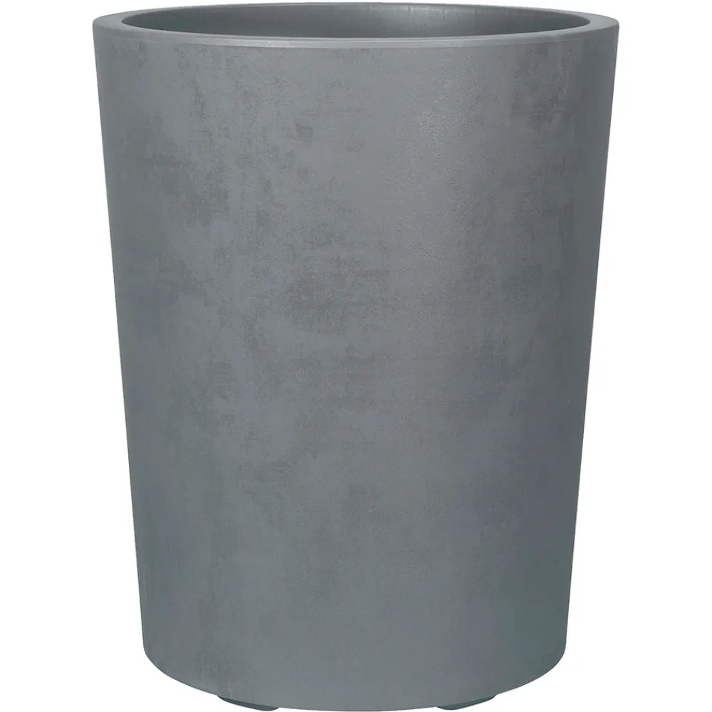 Deroma - Pot Vaso Millennium, à réserve d'eau, coloris ashgrey - D.59cm