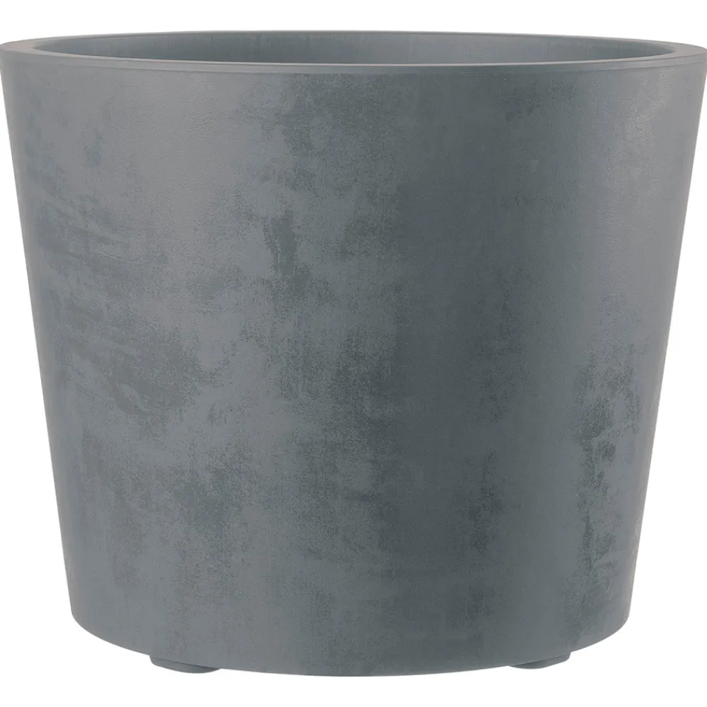 Deroma - Pot Vaso Millennium, à réserve d'eau, coloris ashgrey - D.59cm