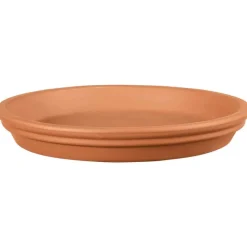 Deroma - Soucoupe Imperméable en terre cuite Ø 25,1 x H. 3,3cm Best