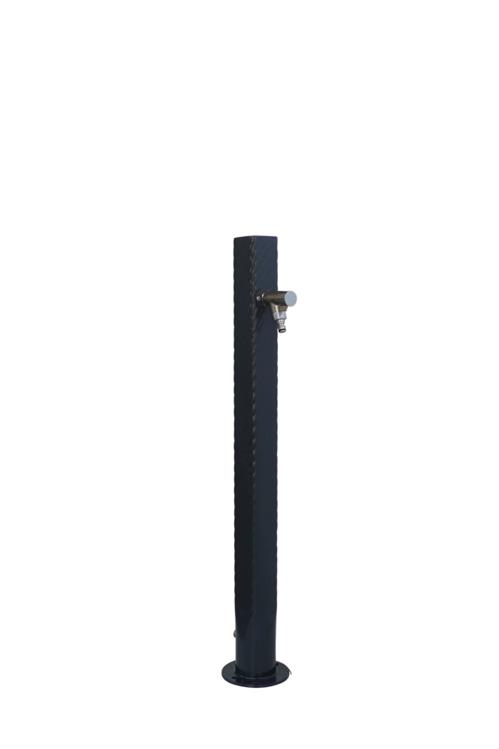 Dommartin - Fontaine borne téthys gris 7016 avec robinet rounded h. 95cm x l. 15cm Online
