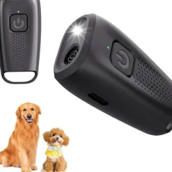 Downypaws - Aboiement pour chiens, dissuasion à ultrasons rechargeable avec indicateur led et fréquence réglable Outlet