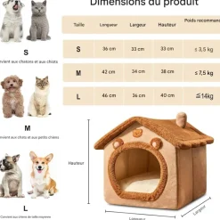Downypaws - Amovible lit pour chien Outlet