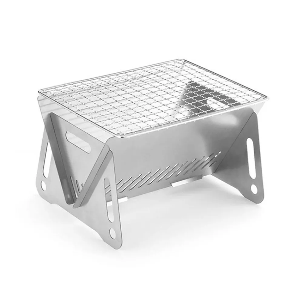 Downypaws - Barbecue pliable en acier inoxydable