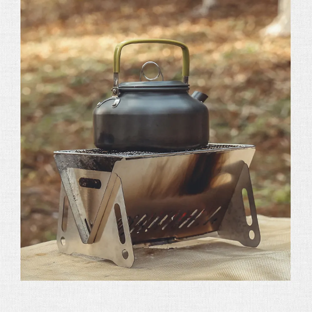 Downypaws - Barbecue pliable en acier inoxydable