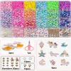 Downypaws Bijoux Et Perles | - Boîte de perles faite à la main, contenant 1487 perles