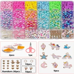 Downypaws Bijoux Et Perles | - Boîte de perles faite à la main, contenant 1487 perles