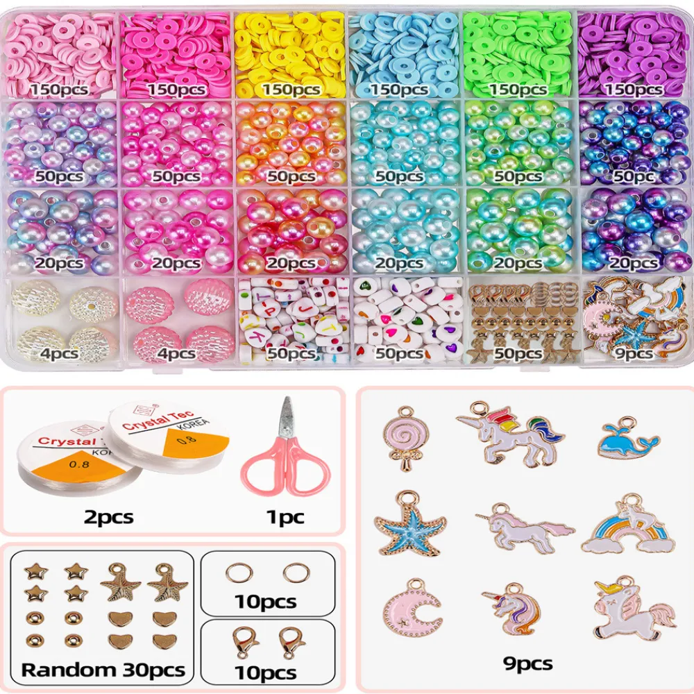 Downypaws Bijoux Et Perles | - Boîte de perles faite à la main, contenant 1487 perles