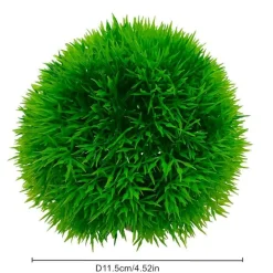 Downypaws - 2 boules d'herbe artificielles en plastique pour aquarium, ornements d'aménagement paysager Sale