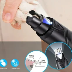 Downypaws - Broyeur à griffes électrique, batterie lithium, chargement usb pour chats et chiens (petits et moyens) Online
