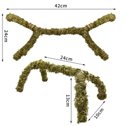 Downypaws - Bâton de mousse flexible 30 cm pour les crabes d'ermite jouet de grimpe Discount