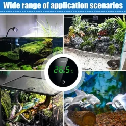 Downypaws Pompes, Filtres, Chauffages Et Accessoires | - Capteur température aquarium - monitoring précis