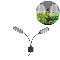 Downypaws - Éclairage double led pour aquarium