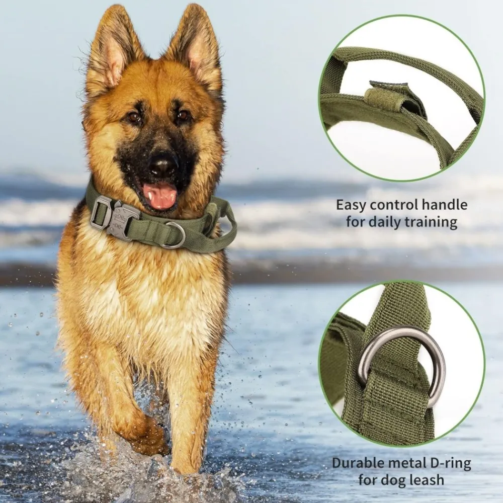 Downypaws - Collier de chien tactiqu New