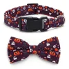 Downypaws - Collier pour chien d'halloween avec motifs de citrouille, fantôme et chauve - souris taille l : 2,5*60cm violet Online