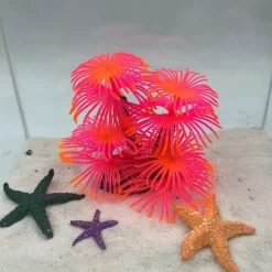 Downypaws - Décoration en corail doux simulé en silicone écologique pour aquarium rouge Outlet