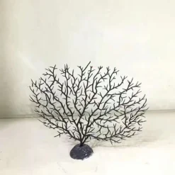 Downypaws - Décoration en corail et micro-plantes pour aquarium noir Online