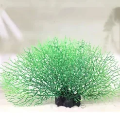 Downypaws - Décoration en corail en silicone pour aquarium, arbre de corail vert Outlet
