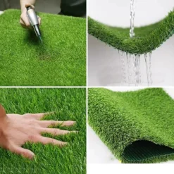 Downypaws - Gazon artificiel - synthetique - decoration - campus 20mm - 1m x 1m Discount