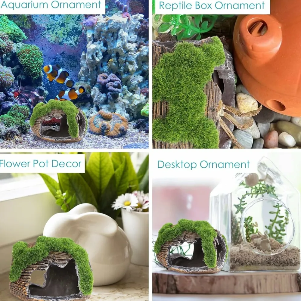 Downypaws - Grotte décorative mousse pour aquarium m Online
