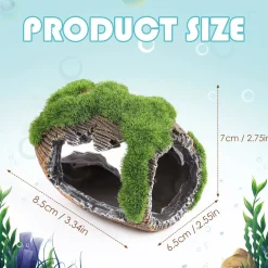 Downypaws Plantes Et Décoration | - Grotte décorative mousse pour aquarium s