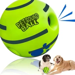 Downypaws - Jouet pour animaux de compagnie: balle roulante balle de dentition interactive et sonore automatique Online