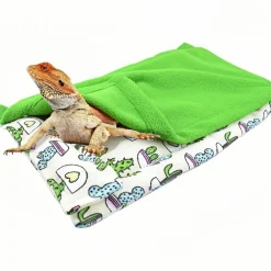 Downypaws Terrariums, Vivariums Et Accessoires | - Lit - confortable, chaud, avec oreiller, couverture et housse en peluche