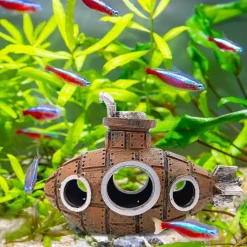 Downypaws - Ornement d'aquarium en résine Sale