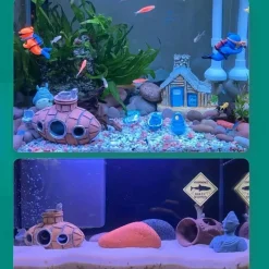 Downypaws - Ornement d'aquarium en résine Sale