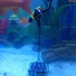 Downypaws - Plongeur chasseur de trésor pour aquarium New