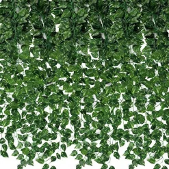 Downypaws Plantes Artificielles | - Vignes artificielles, fausses vignes vertes 12 pièces, pour décoration suspendue