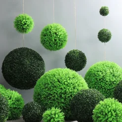 Dtopbuyage - Boule de plante artificielle de milan pour la décoration du plafond 28cm 2pcs Online