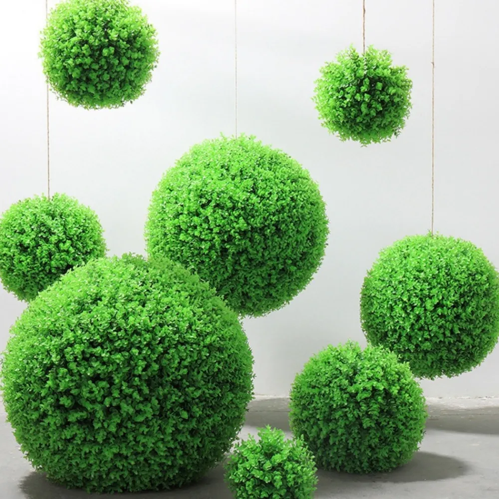 Dtopbuyage - Boule de plante artificielle d'eucalyptus pour la décoration du plafond intérieur 30c 2pcs Online