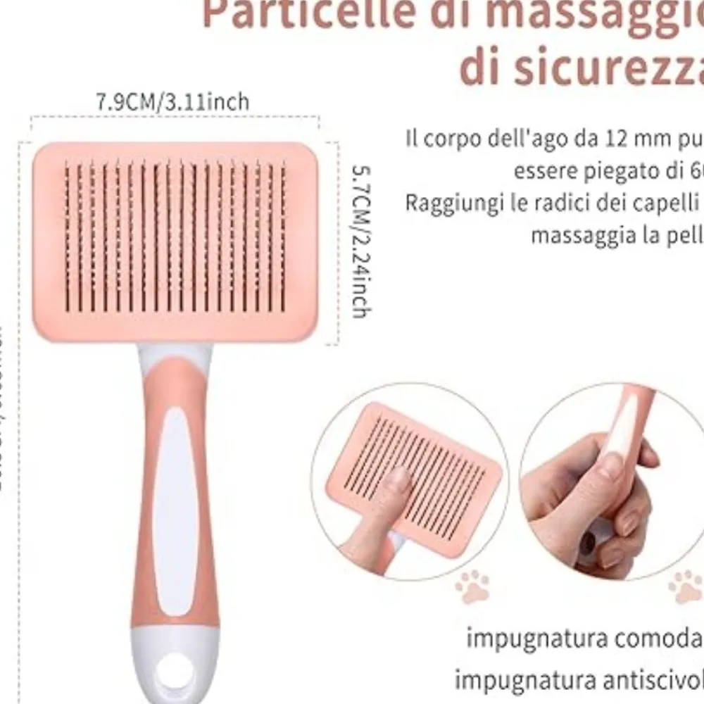 Dtopbuyage - Brosse autonettoyante pour chiens et chats longs et courts poils Sale