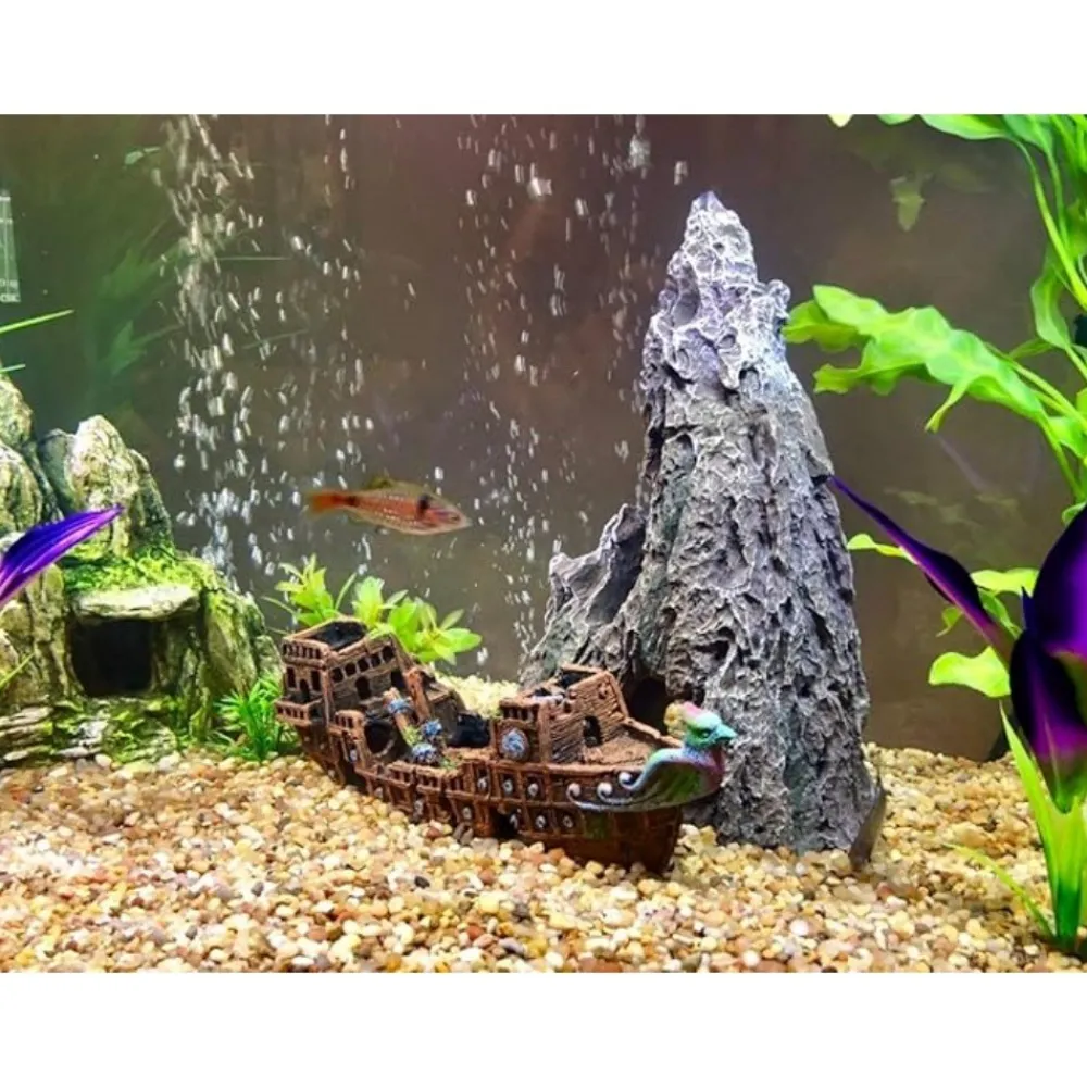 Dtopbuyage - Décorations aquarium résine eau douce salée Best