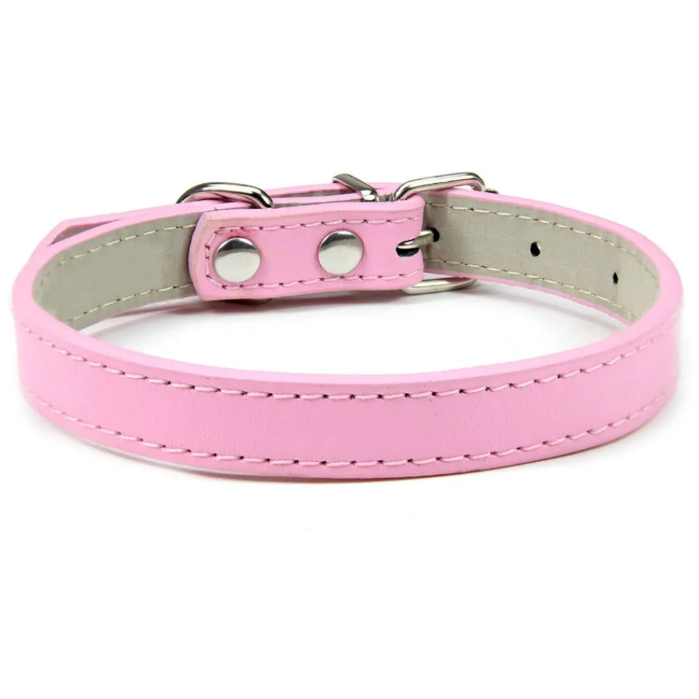 Dtopbuyage - collier en cuir pour chats et chiens